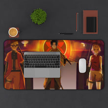 Load image into Gallery viewer, Naruto, Sasuke and Sakura Mouse Pad (Desk Mat) With Laptop
