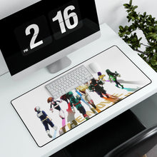 Load image into Gallery viewer, My Hero Academia Izuku Midoriya, Katsuki Bakugou, Tenya Iida, Tsuyu Asui Mouse Pad (Desk Mat) With Laptop
