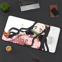 Load image into Gallery viewer, Demon Slayer: Kimetsu no Yaiba Mouse Pad (Desk Mat) On Desk
