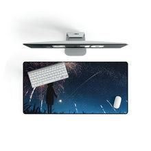 Load image into Gallery viewer, Fireworks Anime Girl Silhouette Mouse Pad (Desk Mat)

