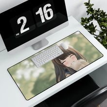 Load image into Gallery viewer, Anime Girl Mouse Pad (Desk Mat) With Laptop
