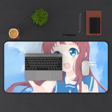 Load image into Gallery viewer, Nagi No Asukara Mouse Pad (Desk Mat) With Laptop
