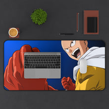 Load image into Gallery viewer, One-Punch Man Mouse Pad (Desk Mat) With Laptop
