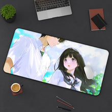 Load image into Gallery viewer, Hyouka Eru Chitanda Mouse Pad (Desk Mat) On Desk
