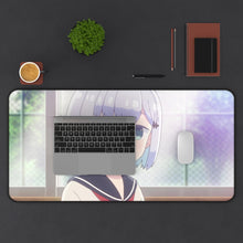 Load image into Gallery viewer, Aharen-san wa Hakarenai Mouse Pad (Desk Mat) With Laptop

