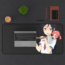 Load image into Gallery viewer, Oreimo Kirino Kousaka, Ayase Aragaki Mouse Pad (Desk Mat) With Laptop
