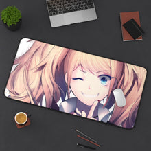 Load image into Gallery viewer, Junko Enoshima - Danganronpa Mouse Pad (Desk Mat) On Desk
