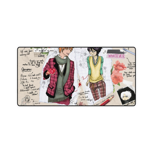 Bleach Ichigo Kurosaki, Rukia Kuchiki Mouse Pad (Desk Mat)