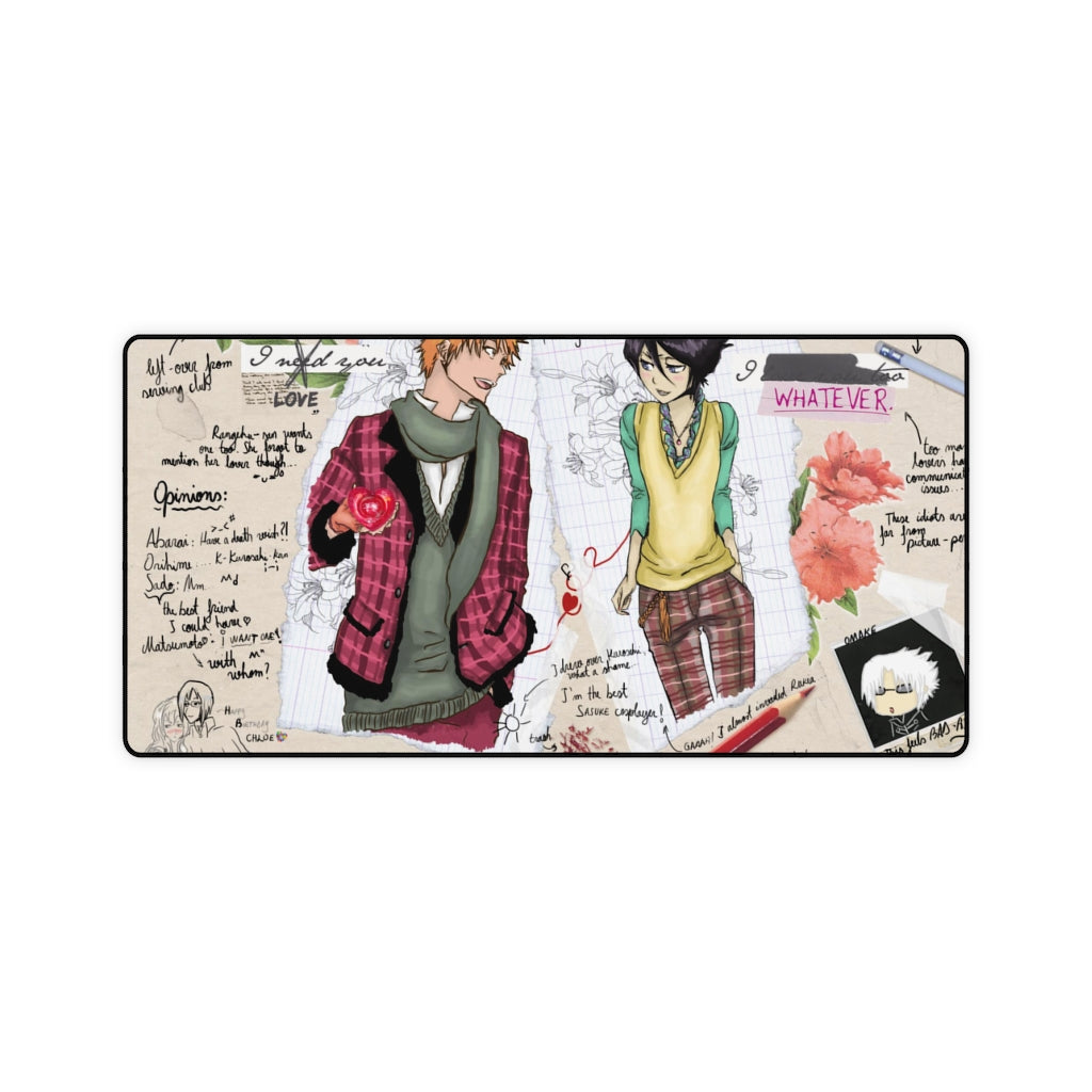 Bleach Ichigo Kurosaki, Rukia Kuchiki Mouse Pad (Desk Mat)