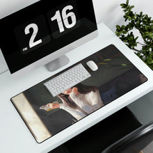 Load image into Gallery viewer, Anime Girl Glasses in Cafe Mouse Pad (Desk Mat)
