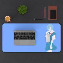 Load image into Gallery viewer, Neon Genesis Evangelion Rei Ayanami Mouse Pad (Desk Mat) With Laptop
