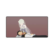 Natsuki Subaru & Emilia Mouse Pad (Desk Mat)