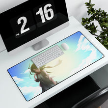 Load image into Gallery viewer, Shingeki no Kyojin - Mikasa Ackerman Mouse Pad (Desk Mat) With Laptop
