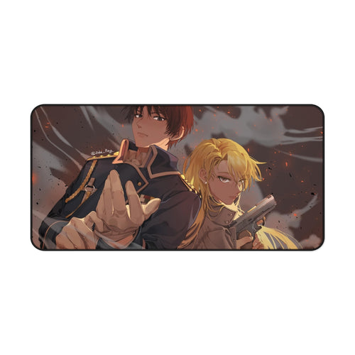 Riza Hawkeye Roy Mustang Mouse Pad (Desk Mat)