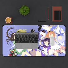 Load image into Gallery viewer, Is The Order A Rabbit? Mouse Pad (Desk Mat) With Laptop
