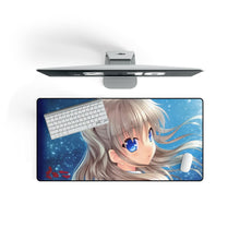 Load image into Gallery viewer, Nao Tomori looking back Mouse Pad (Desk Mat) On Desk

