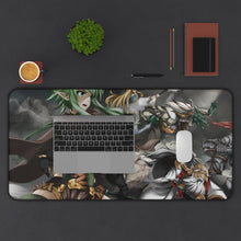 Load image into Gallery viewer, Goblin Slayer Dwarf Shaman, Goblin Slayer, High Elf Archer, Lizard Priest, Priestess Mouse Pad (Desk Mat) With Laptop
