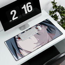 Load image into Gallery viewer, Sasuke Uchiha Mouse Pad (Desk Mat) With Laptop
