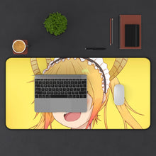 Load image into Gallery viewer, Miss Kobayashi&#39;s Dragon Maid Kobayashi San Chi No Maid Dragon, Tohru Mouse Pad (Desk Mat) With Laptop
