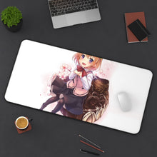 Load image into Gallery viewer, Is The Order A Rabbit? Mouse Pad (Desk Mat) On Desk
