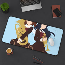 Load image into Gallery viewer, Sound! Euphonium Kumiko Oumae, Reina Kousaka Mouse Pad (Desk Mat) On Desk
