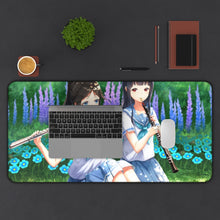 Load image into Gallery viewer, Sound! Euphonium Mizore Yoroizuka, Nozomi Kasaki Mouse Pad (Desk Mat) With Laptop
