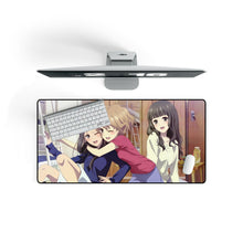 Load image into Gallery viewer, Hanasaku Iroha Mouse Pad (Desk Mat) On Desk
