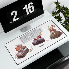 Load image into Gallery viewer, Girls und Panzer Mouse Pad (Desk Mat) With Laptop

