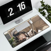 Load image into Gallery viewer, Anime Girl Mouse Pad (Desk Mat) With Laptop
