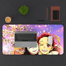 Load image into Gallery viewer, Demon Slayer: Kimetsu No Yaiba Mouse Pad (Desk Mat) With Laptop
