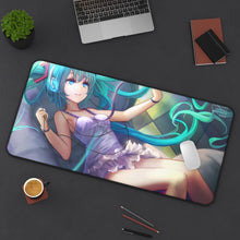 Load image into Gallery viewer, Vocaloid Mouse Pad (Desk Mat) On Desk
