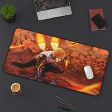 Load image into Gallery viewer, Genos fire Mouse Pad (Desk Mat) On Desk
