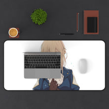 Load image into Gallery viewer, Violet Evergarden Violet Evergarden Mouse Pad (Desk Mat) With Laptop
