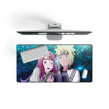 Load image into Gallery viewer, Minato and Kushina Mouse Pad (Desk Mat) On Desk
