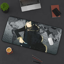 Load image into Gallery viewer, Durarara!! Izaya Orihara Mouse Pad (Desk Mat) On Desk
