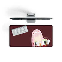 Load image into Gallery viewer, Zero Two Mouse Pad (Desk Mat) On Desk
