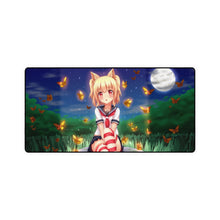 Load image into Gallery viewer, Anime Girl and Butterflies Mouse Pad (Desk Mat)
