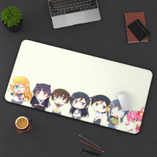 Load image into Gallery viewer, Oreimo Kirino Kousaka, Ayase Aragaki, Manami Tamura, Saori Makishima, Meruru Mouse Pad (Desk Mat) On Desk
