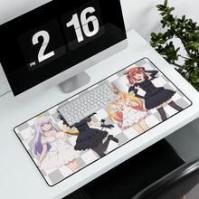 Load image into Gallery viewer, Anime Gabriel DropOut Mouse Pad (Desk Mat) With Laptop
