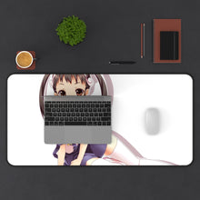 Load image into Gallery viewer, Monogatari (Series) Mouse Pad (Desk Mat) With Laptop

