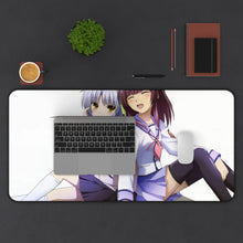 Load image into Gallery viewer, Angel Beats! Kanade Tachibana, Yuri Nakamura Mouse Pad (Desk Mat) With Laptop
