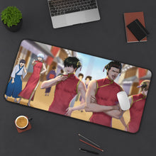 Load image into Gallery viewer, Gintama Gintoki Sakata, Shimura Shinpachi, Toushirou Hijikata, Okita Sougo Mouse Pad (Desk Mat) On Desk
