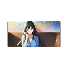 Load image into Gallery viewer, Blue dress anime girl Mouse Pad (Desk Mat)
