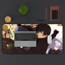 Load image into Gallery viewer, Darker Than Black Hei, Yin, Mao, Misaki Kirihara, Amber Mouse Pad (Desk Mat) With Laptop
