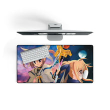 Load image into Gallery viewer, Magical Girl Lyrical Nanoha Mouse Pad (Desk Mat) On Desk
