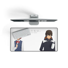 Load image into Gallery viewer, Your Name. Mouse Pad (Desk Mat) On Desk
