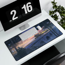 Load image into Gallery viewer, Anime Train Mouse Pad (Desk Mat) With Laptop
