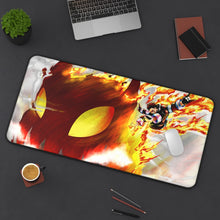 Load image into Gallery viewer, Fire Force Shinra Kusakabe Mouse Pad (Desk Mat) On Desk
