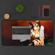 Load image into Gallery viewer, Playing billiards Mouse Pad (Desk Mat) With Laptop
