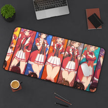 Load image into Gallery viewer, Love Live! Maki Nishikino, Kotori Minami, Umi Sonoda, Honoka Kousaka, Rin Hoshizora Mouse Pad (Desk Mat) On Desk
